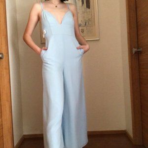 NWT BABY BLUE JUMPSUIT (Fame and Partners)